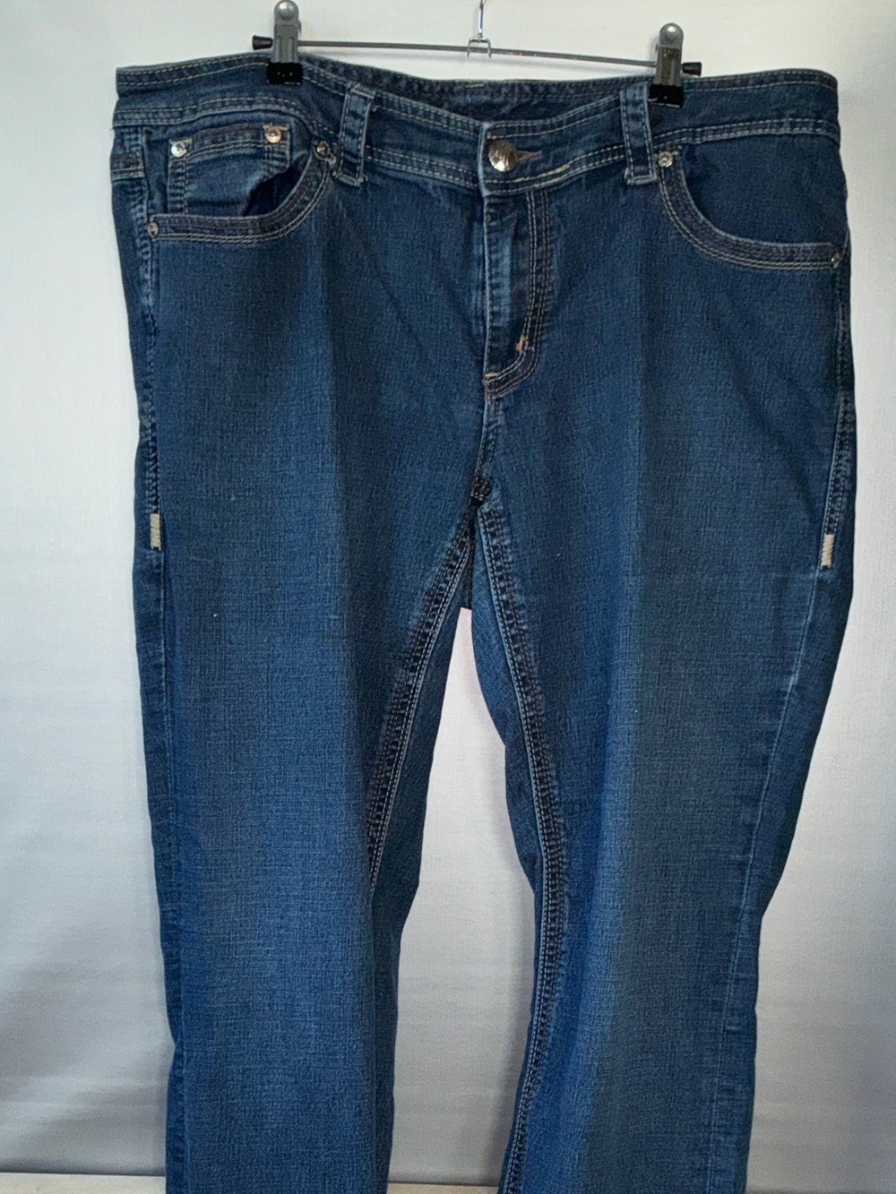 Melissa McCartny Seven7 Dark Blue Boot Cut Jeans size 18W